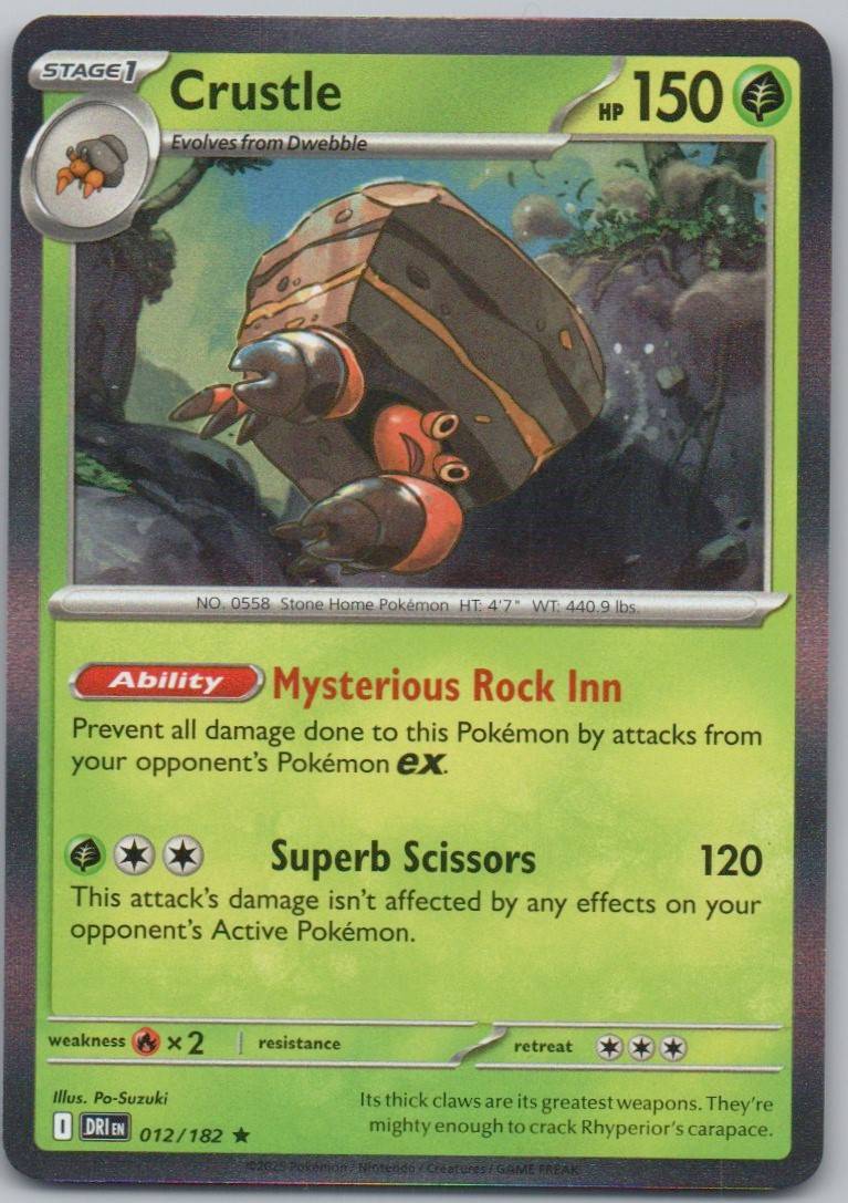 Crustle 012 NOR Card - Destined Rivals