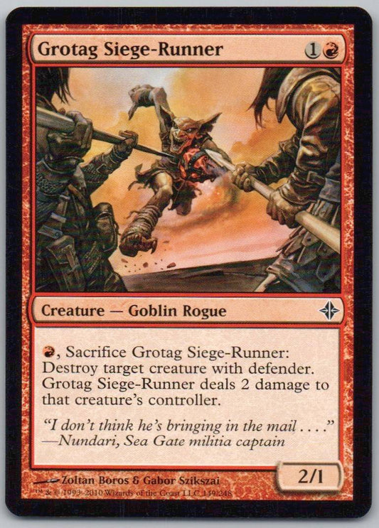 Grotag Siege-Runner 149 Normal Creature Card - Rise of the Eldrazi