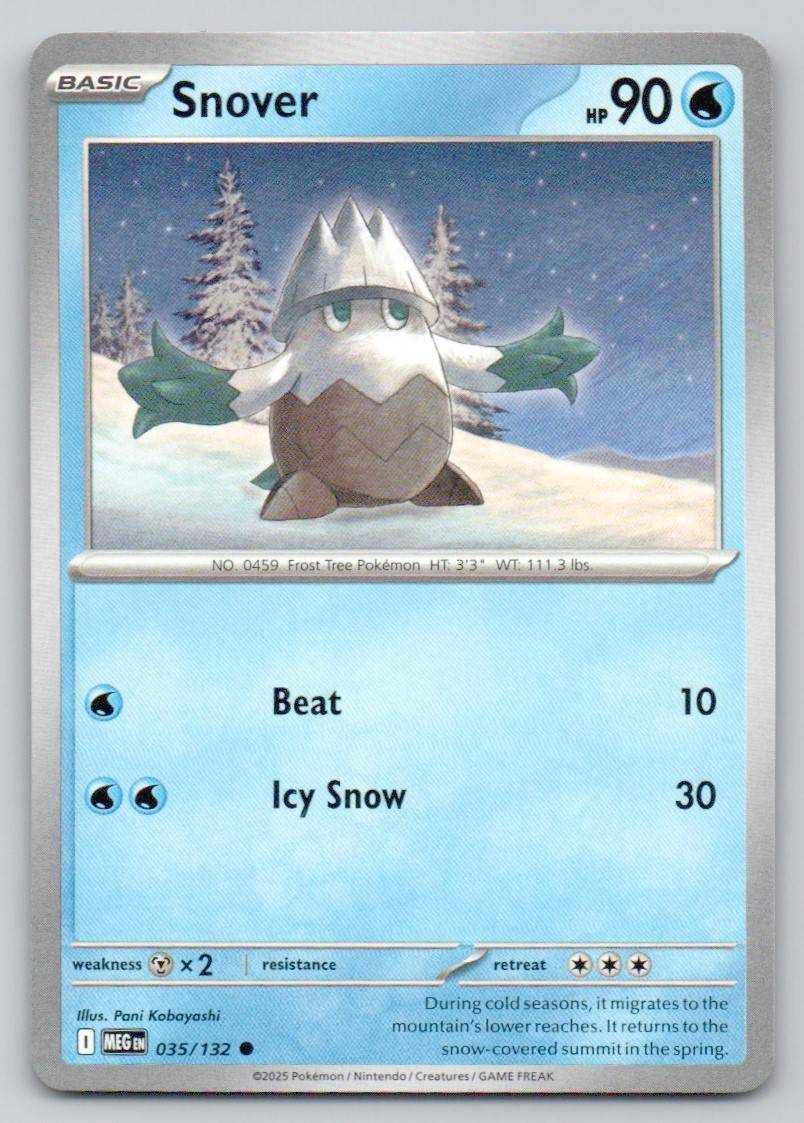 Snover 035 NOR Card - Mega Evolution