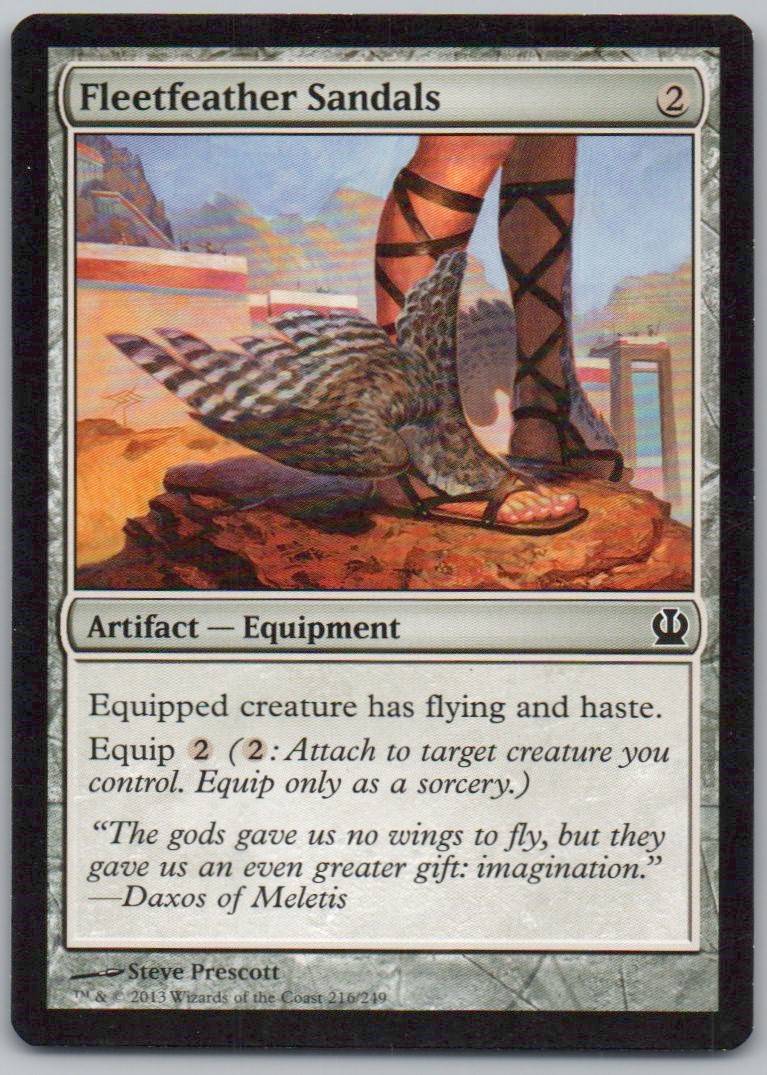 Fleetfeather Sandals 216 Normal Artifact Card - Theros
