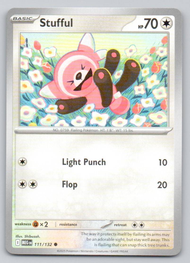 Stufful 111 NOR Card - Mega Evolution