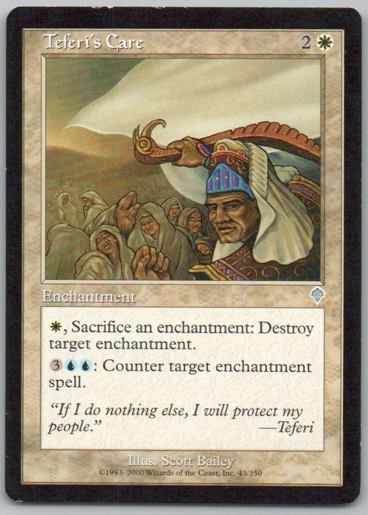 Teferi's Care 43 Normal Enchantment Card - Invasion