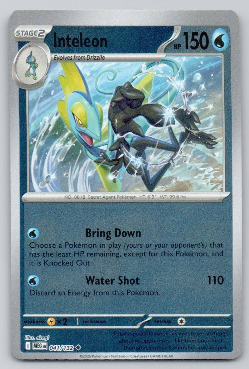 Inteleon 041 REV Card - Mega Evolution