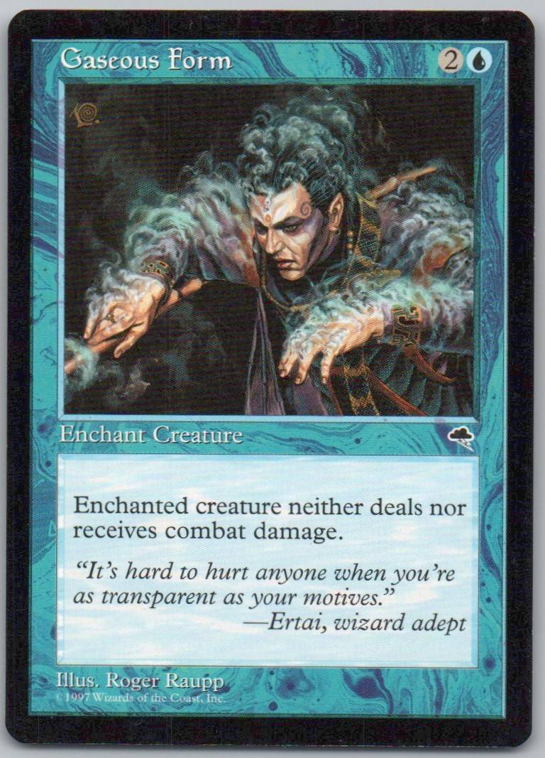 Gaseous Form 65 Normal Enchantment Card - Tempest