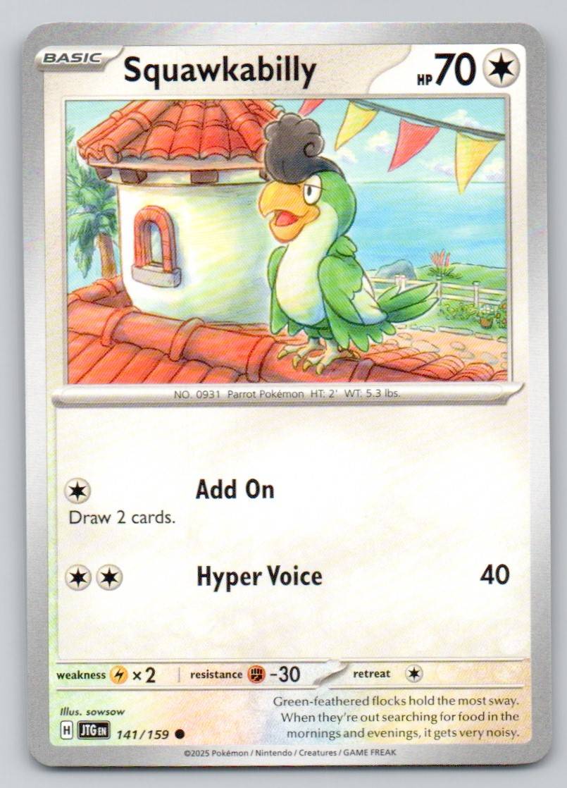 Squawkabilly 141 NOR Card - Journey Together