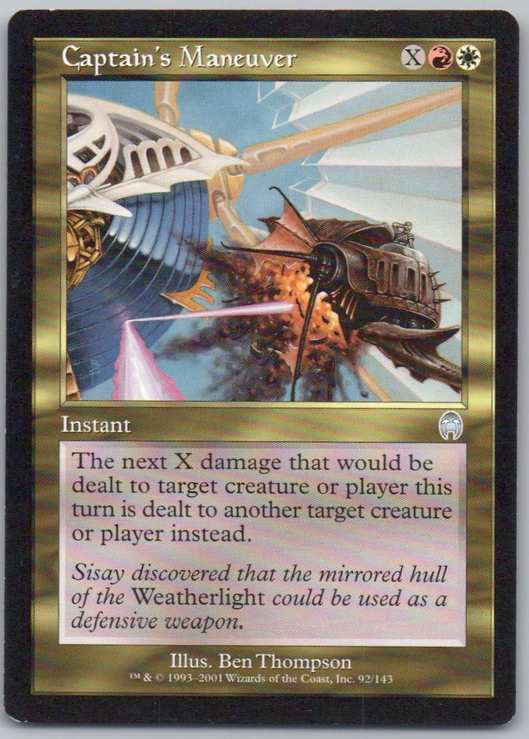 Captain's Maneuver 92 Normal Instant Card - Apocalypse