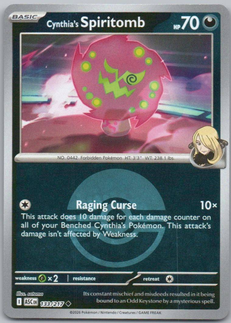 133 - Cynthia's Spiritomb (Poke Ball)