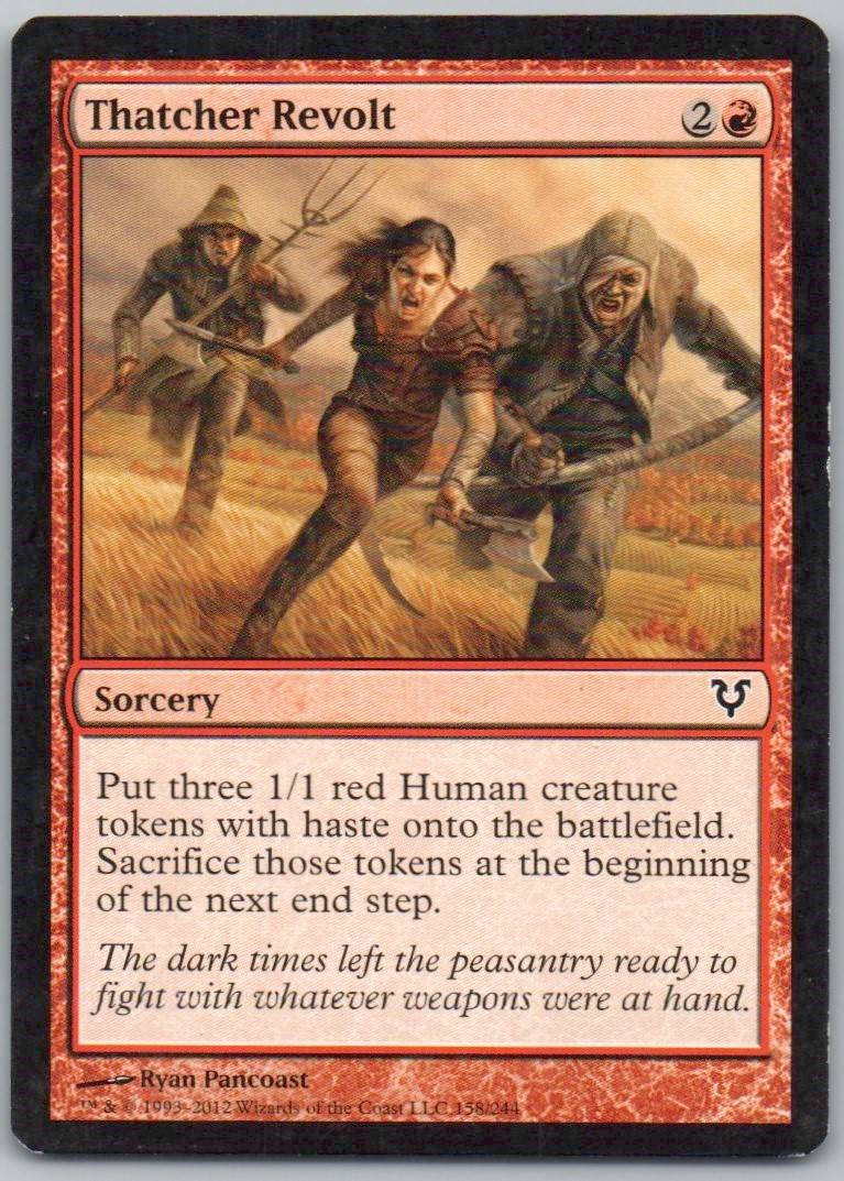 Thatcher Revolt 158 Normal Sorcery Card - Avacyn Restored