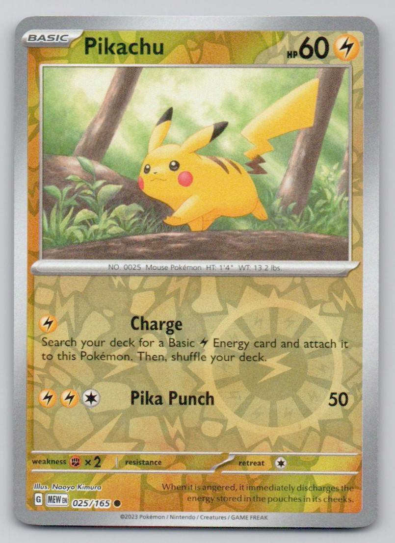 Pikachu 025 HOL Card - Miscellaneous Cards & Products