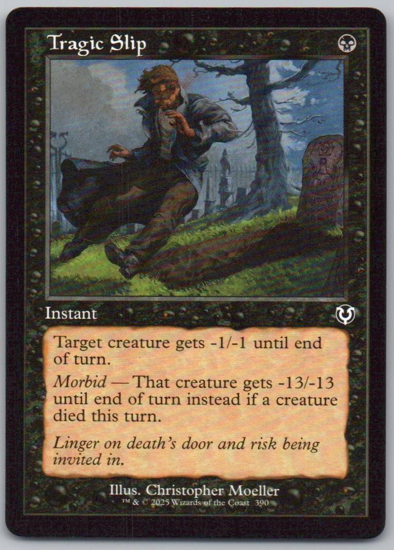 Tragic Slip (Retro Frame) 390 Normal Instant Card - Innistrad Remastered