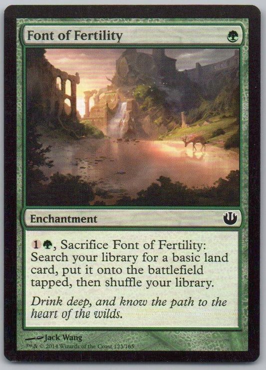 Font of Fertility 123 Normal Enchantment Card - Journey Into Nyx