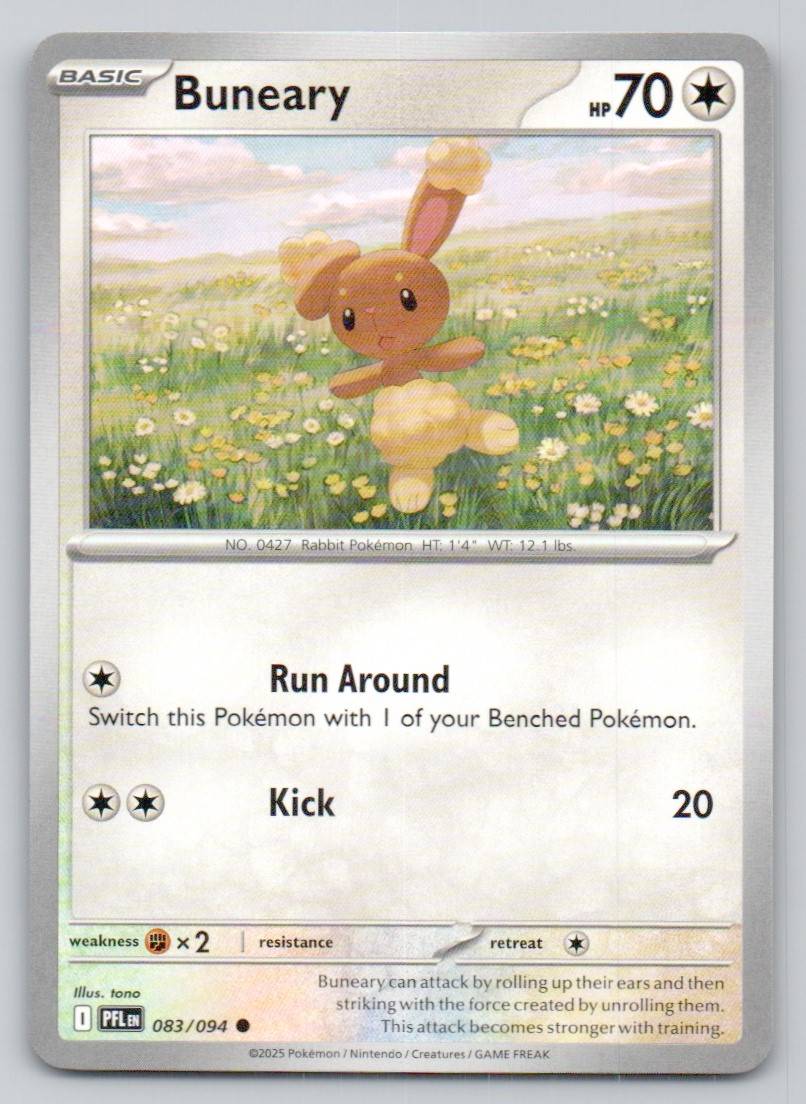 Buneary 083 NOR Card - Phantasmal Flames