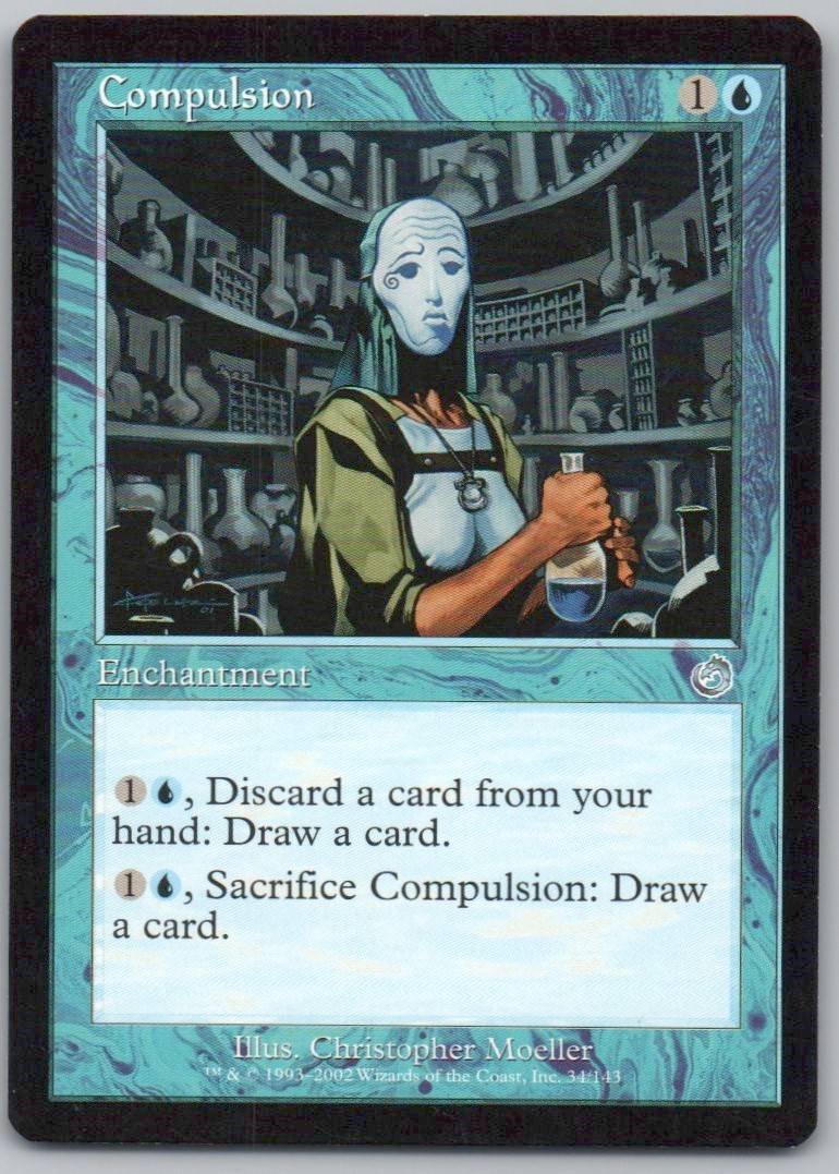 Compulsion 34/ Normal Enchantment Card - Torment