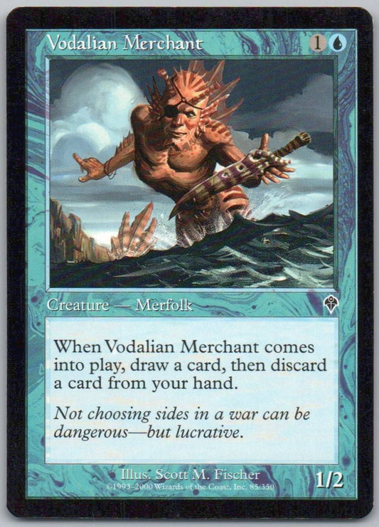Vodalian Merchant 85 Normal Creature Card - Invasion