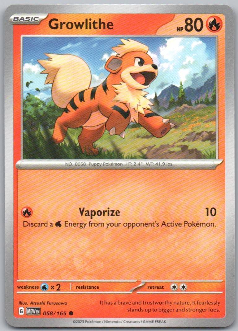 58 - Growlithe