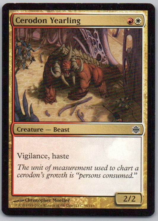 Cerodon Yearling 96 Normal Creature Card - Alara Reborn