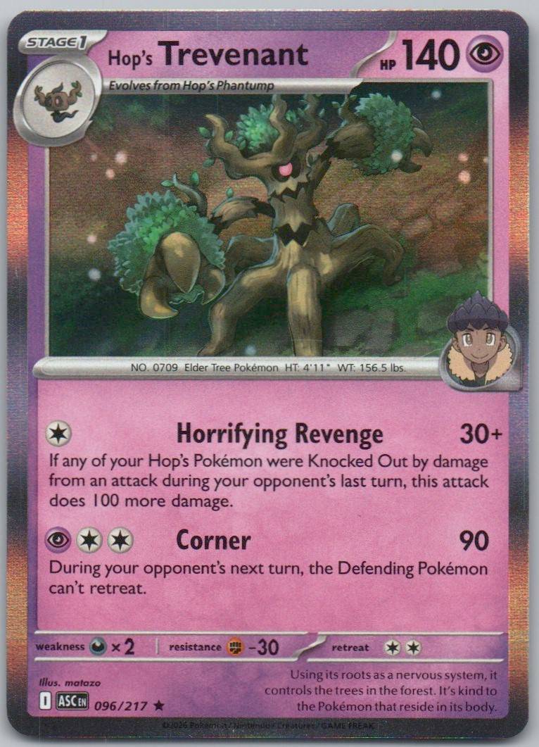 Hop's Trevenant 096 NOR Card - Ascended Heroes