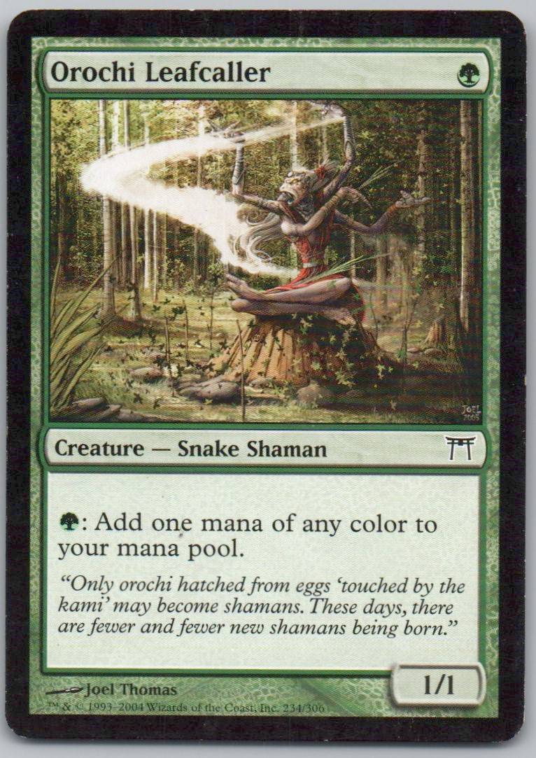 Orochi Leafcaller 234 Normal Creature Card - Champions of Kamigawa