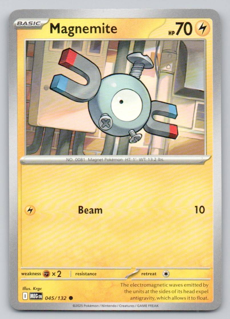 Magnemite 045 NOR Card - Mega Evolution