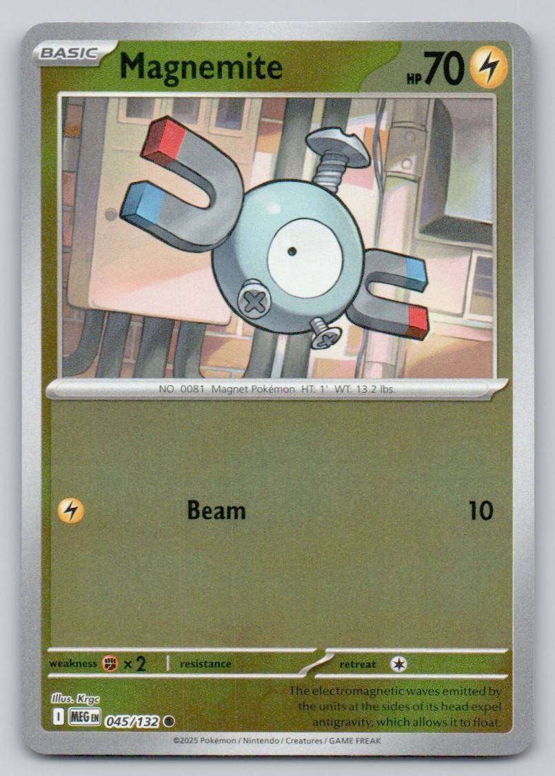 Magnemite 045 REV Card - Mega Evolution