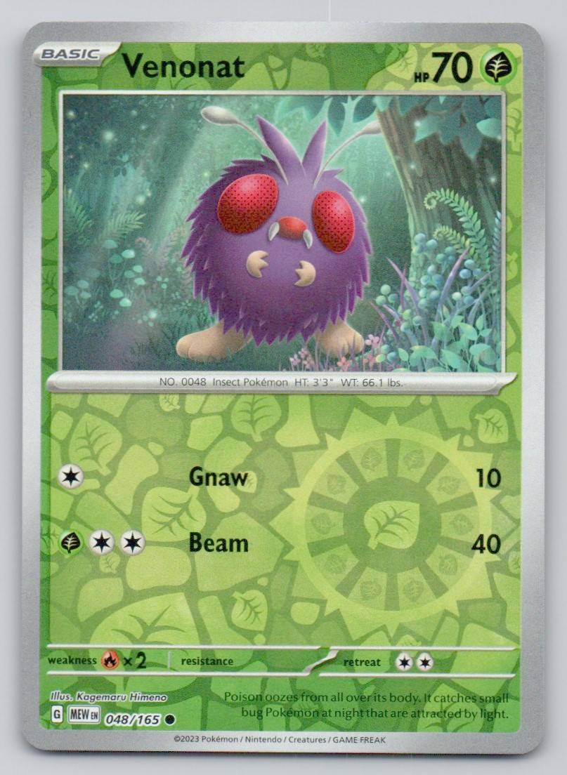 Venonat 048 REV Card - 151