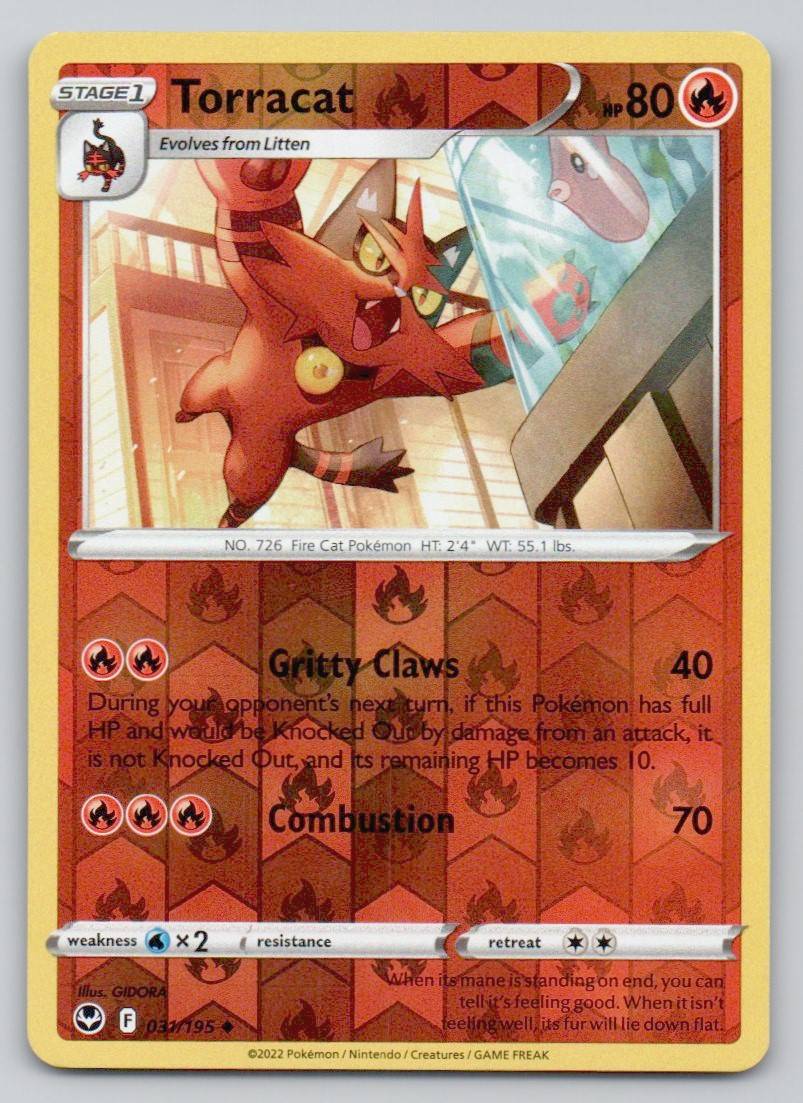 Torracat 031 REV Card - Silver Tempest
