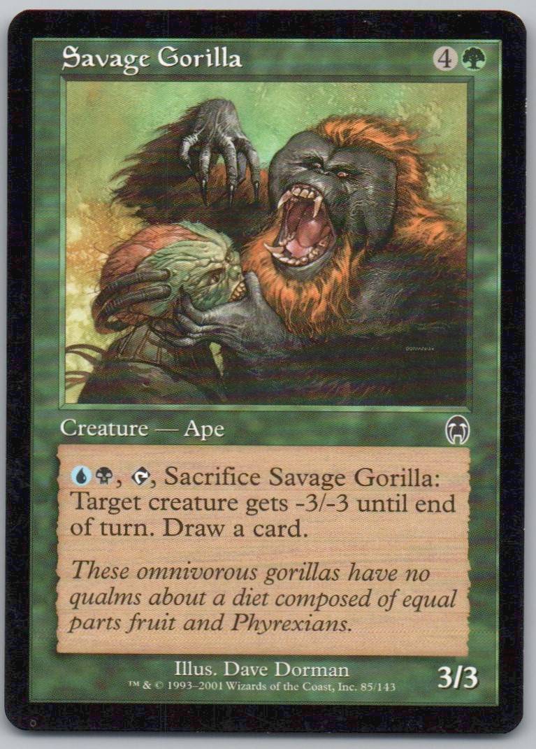 Savage Gorilla 85 Normal Creature Card - Apocalypse