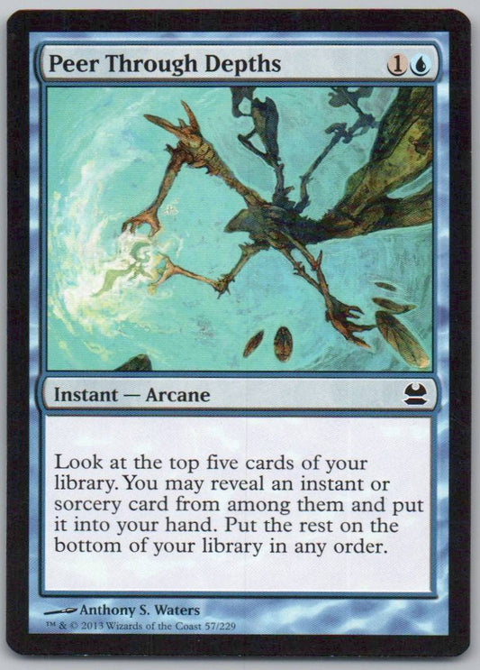 Peer Through Depths 57 Normal Instant Card - Modern Masters