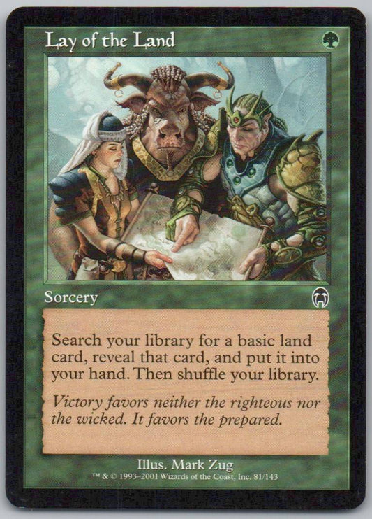 Lay of the Land 81 Normal Sorcery Card - Apocalypse