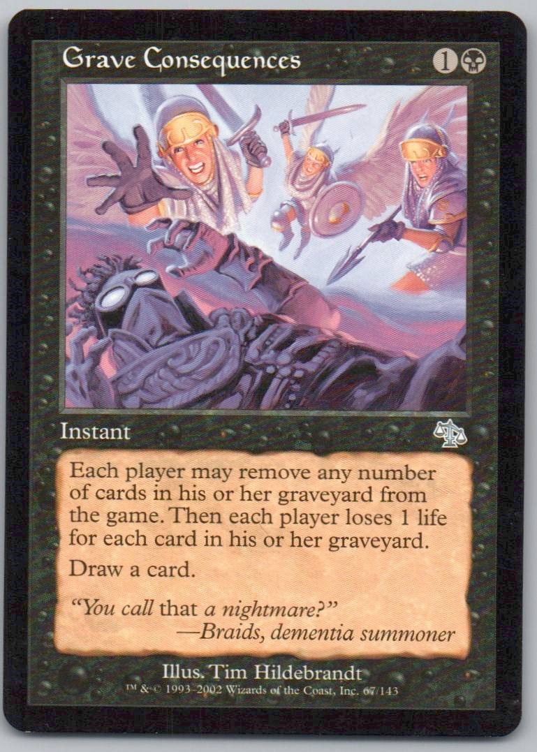 Grave Consequences 67 Normal Instant Card - Judgment