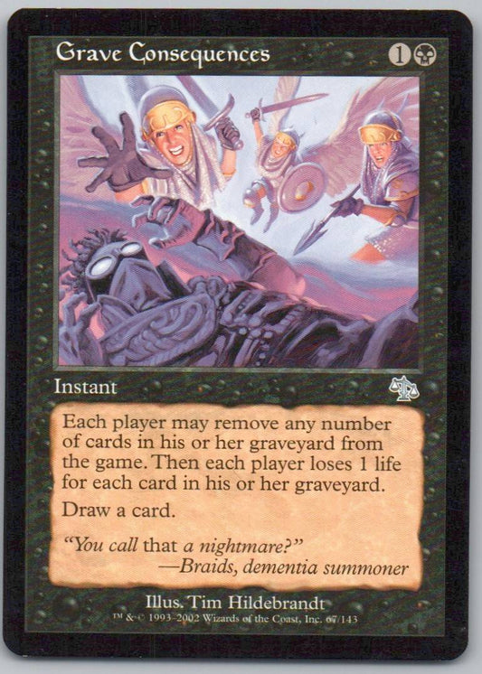 Grave Consequences 67 Normal Instant Card - Judgment