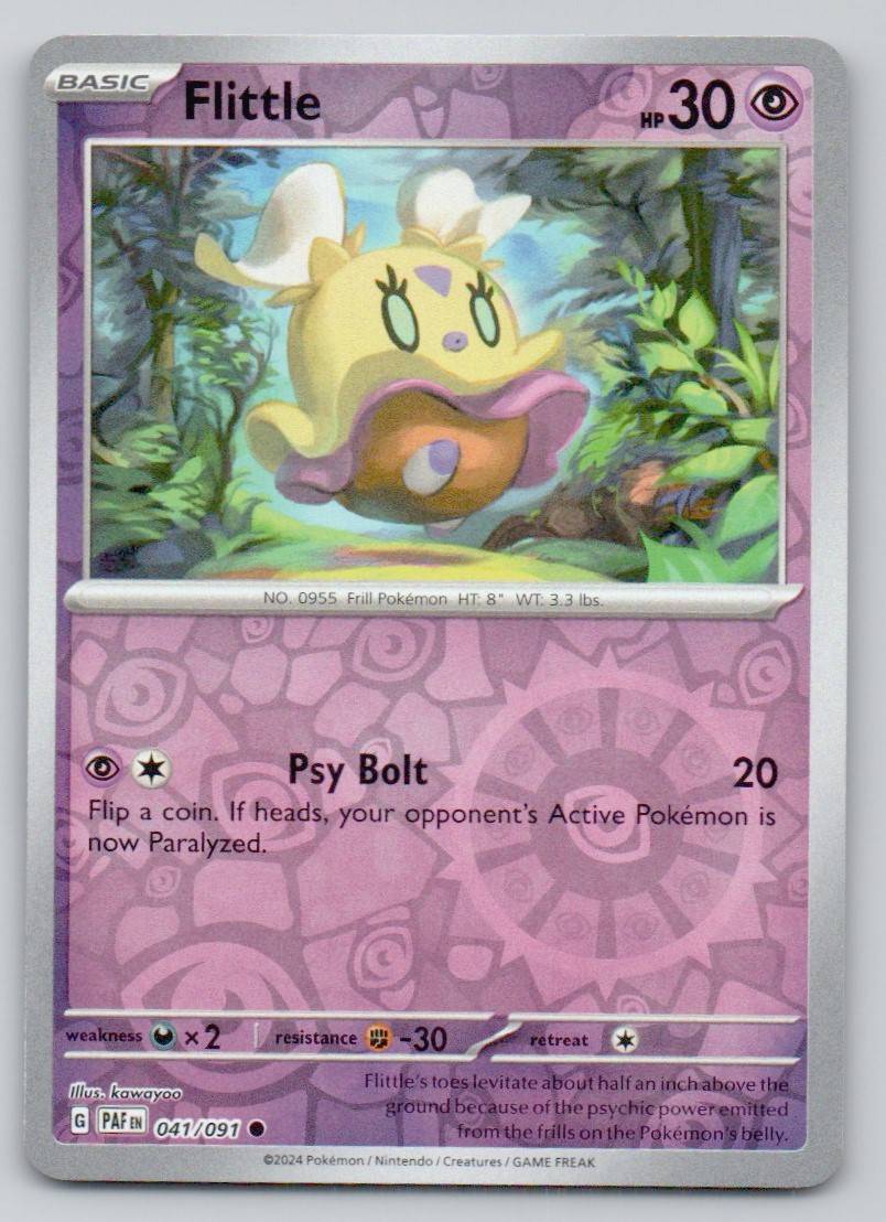 Flittle 041 REV Card - Paldean Fates