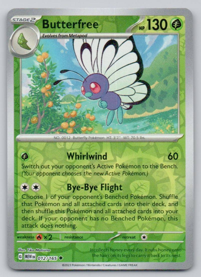 Butterfree 012 REV Card - 151