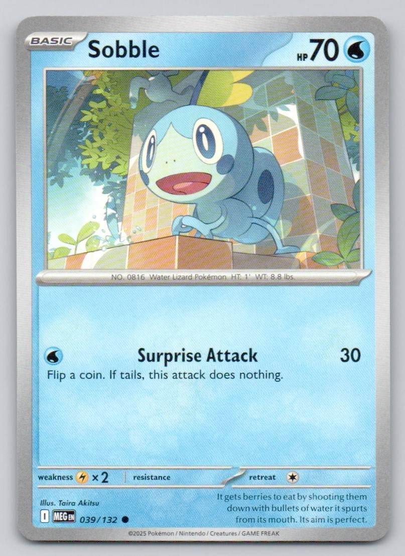 Sobble 039 NOR Card - Mega Evolution