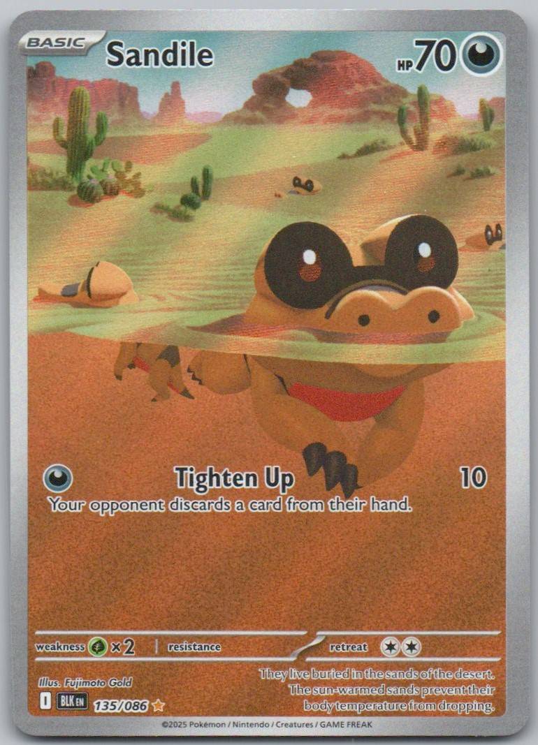 Sandile 135 HOL Card - Black Bolt