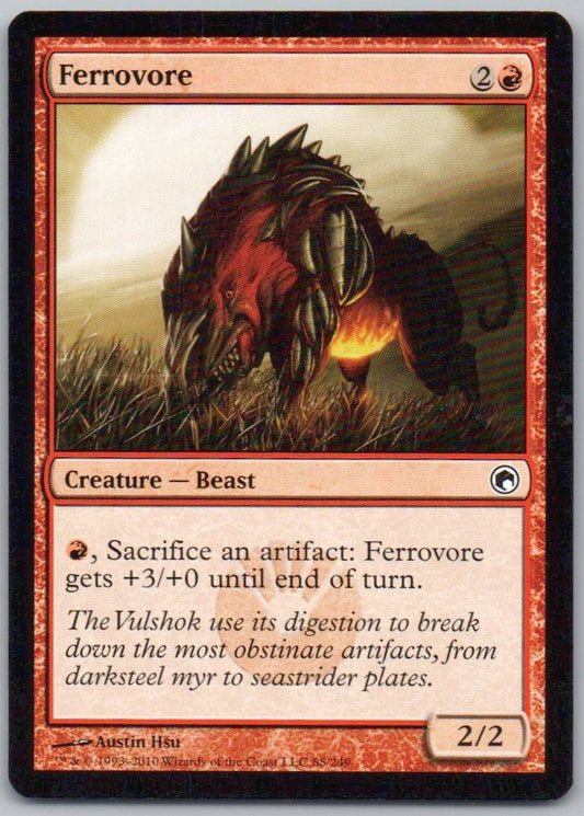 Ferrovore 88 Normal Creature Card - Scars of Mirrodin