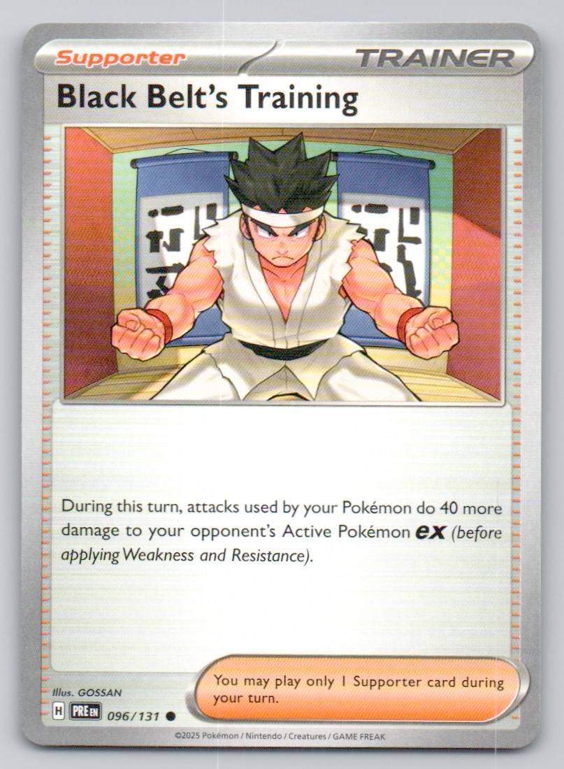 Black Belt's Training 096 NOR Card - Prismatic Evolutions