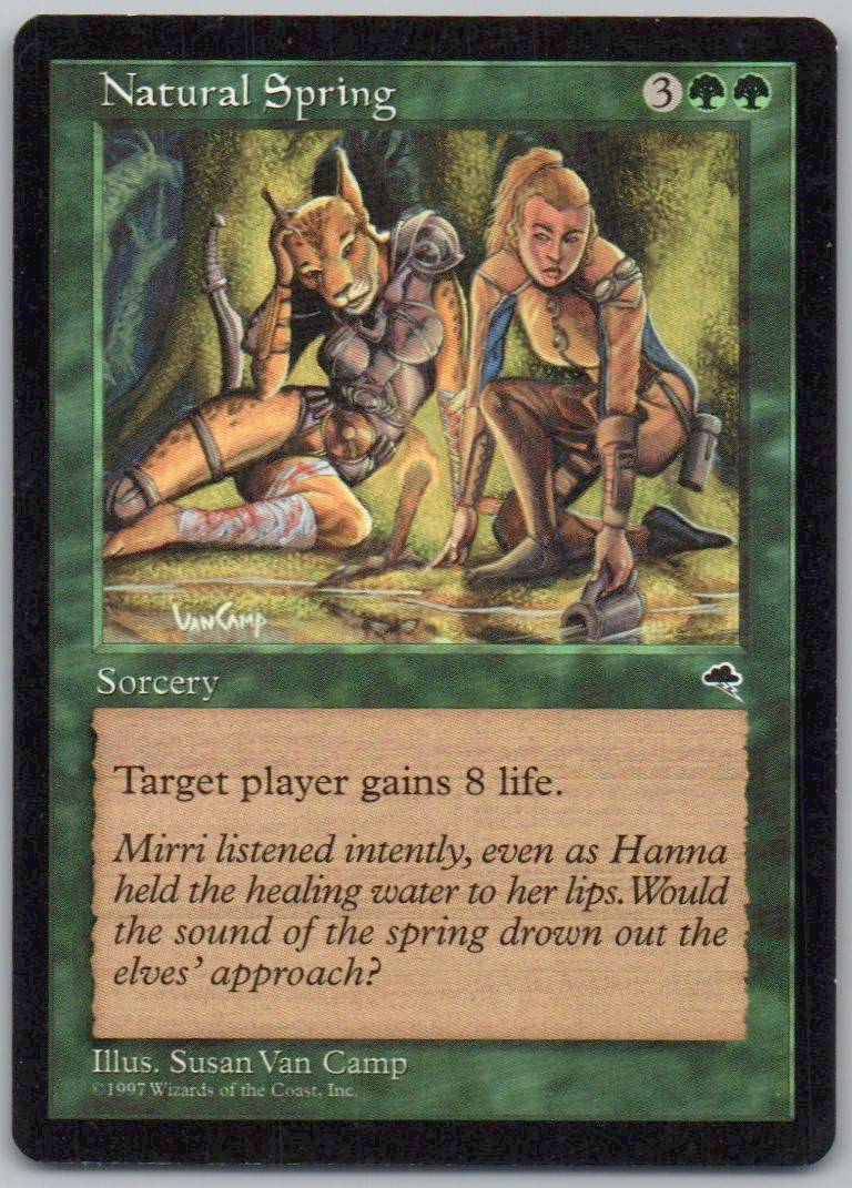 Natural Spring 239 Normal Sorcery Card - Tempest