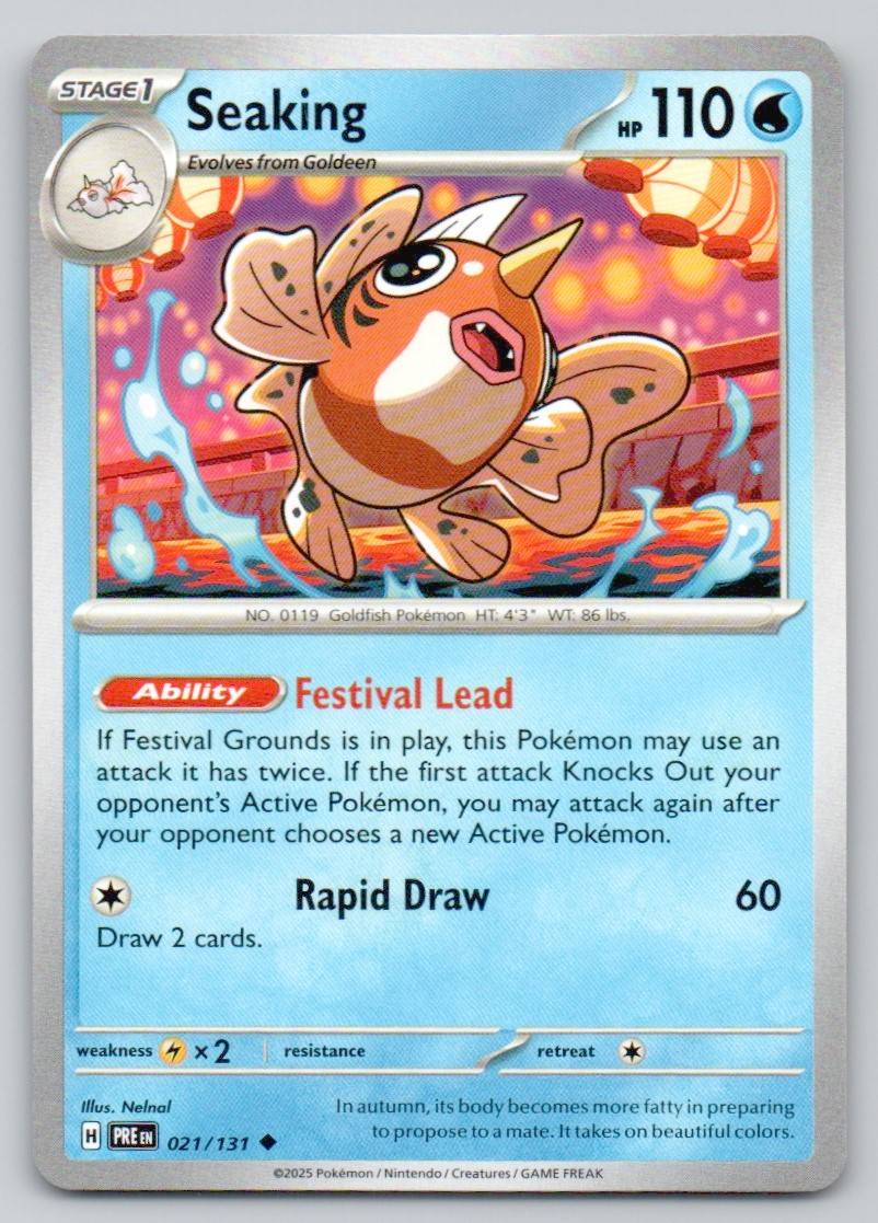 Seaking 021 NOR Card - Prismatic Evolutions