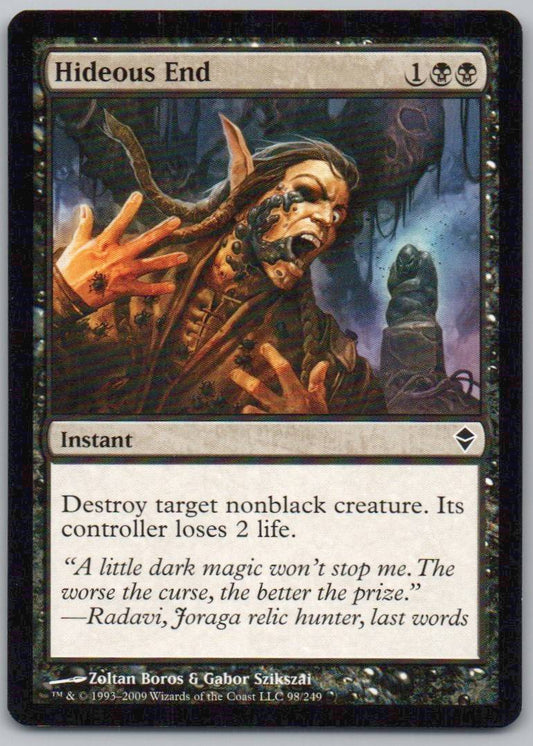 Hideous End 52 Normal Instant Card - Zendikar