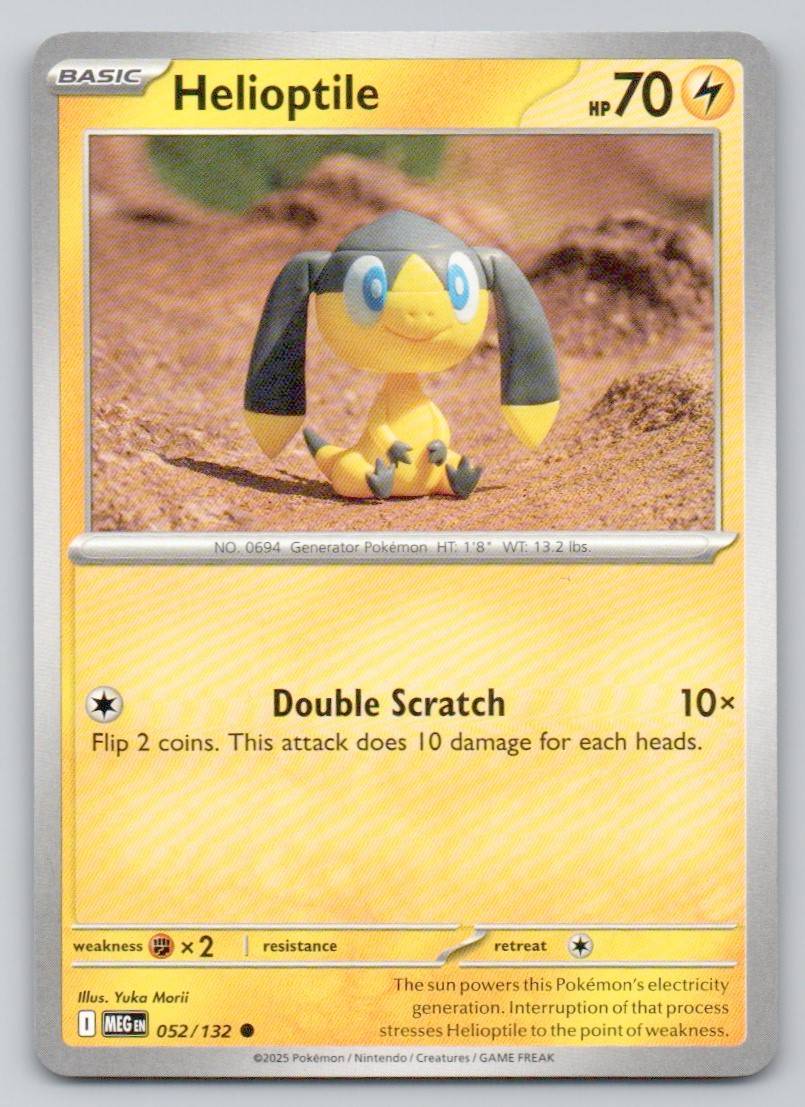 Helioptile 052 NOR Card - Mega Evolution