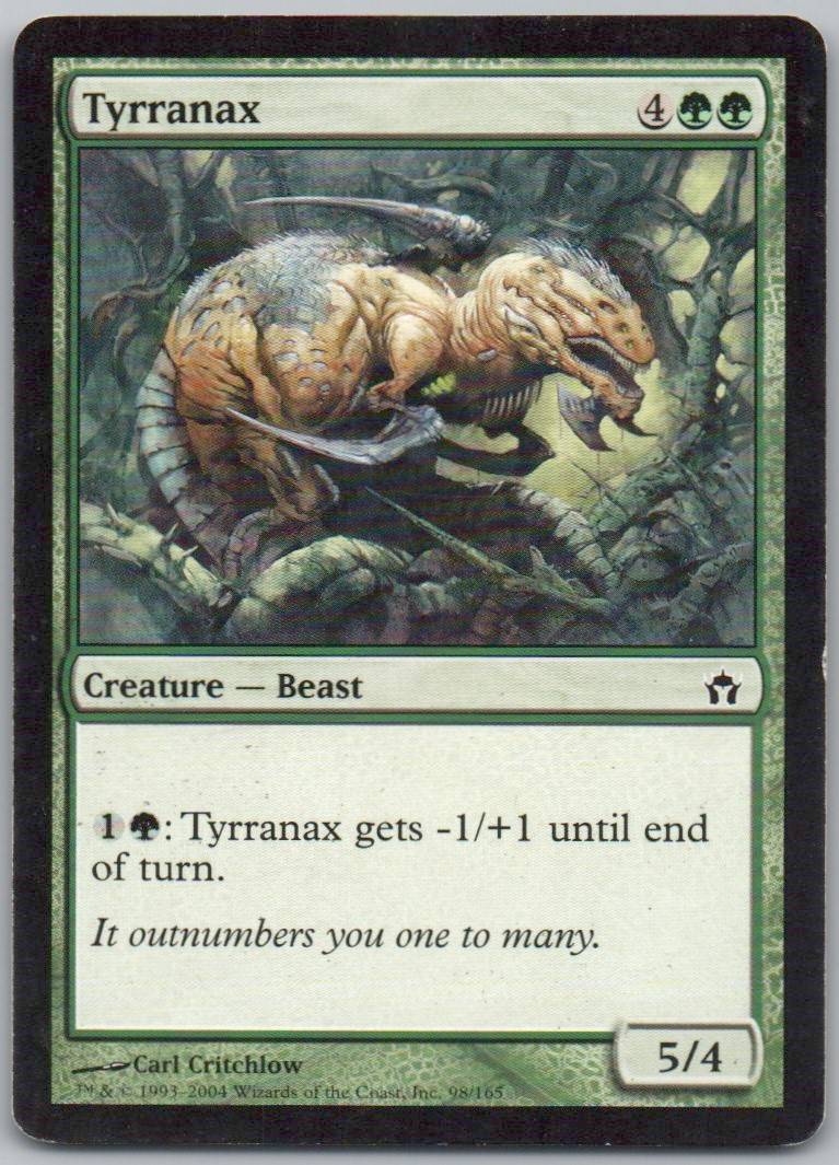 Tyrranax 98 Normal Creature Card - Fifth Dawn