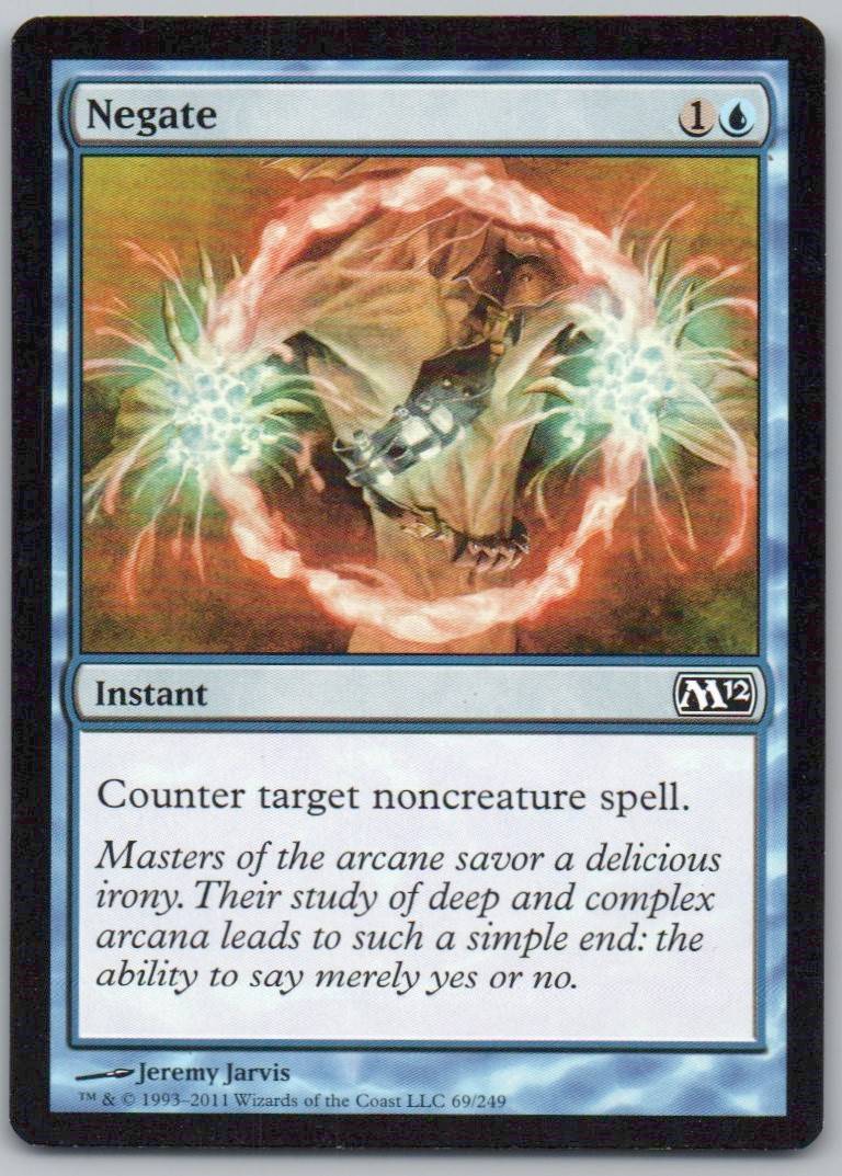 Negate 69 Normal Instant Card - Magic 2012