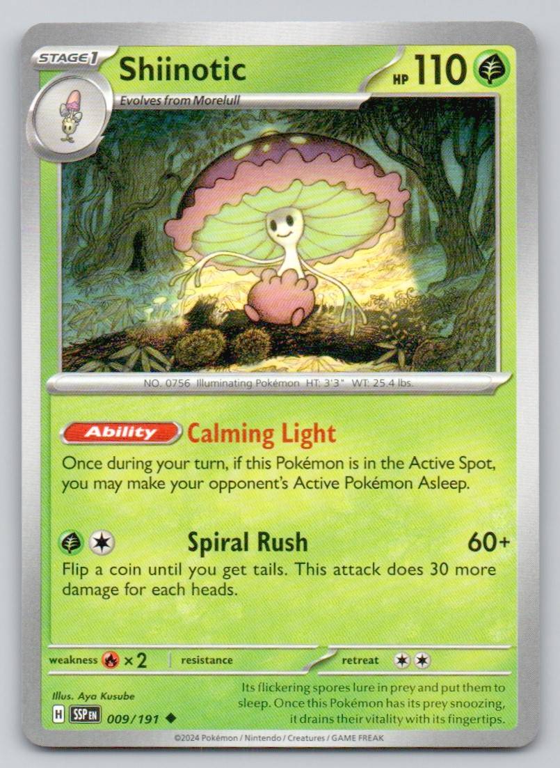 Shiinotic 009 NOR Card - Surging Sparks
