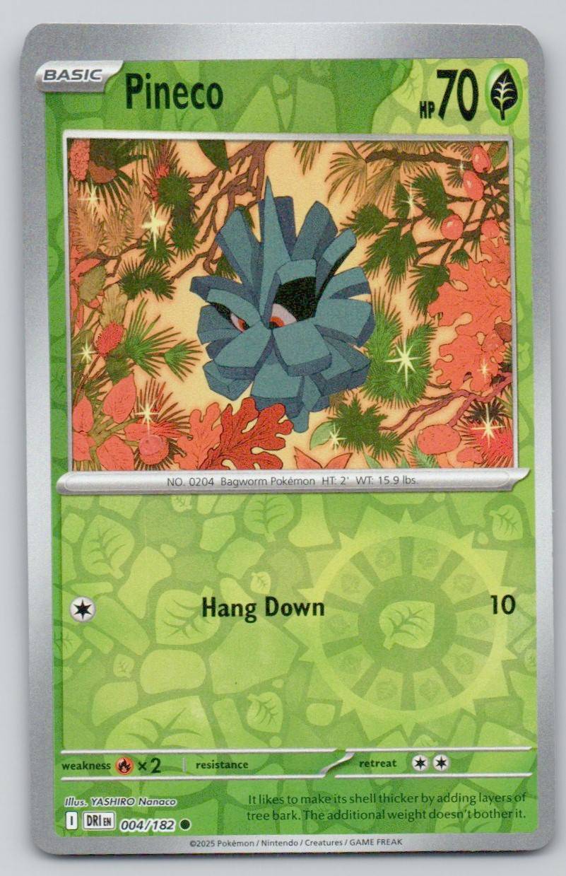 Pineco 004 REV Card - Destined Rivals