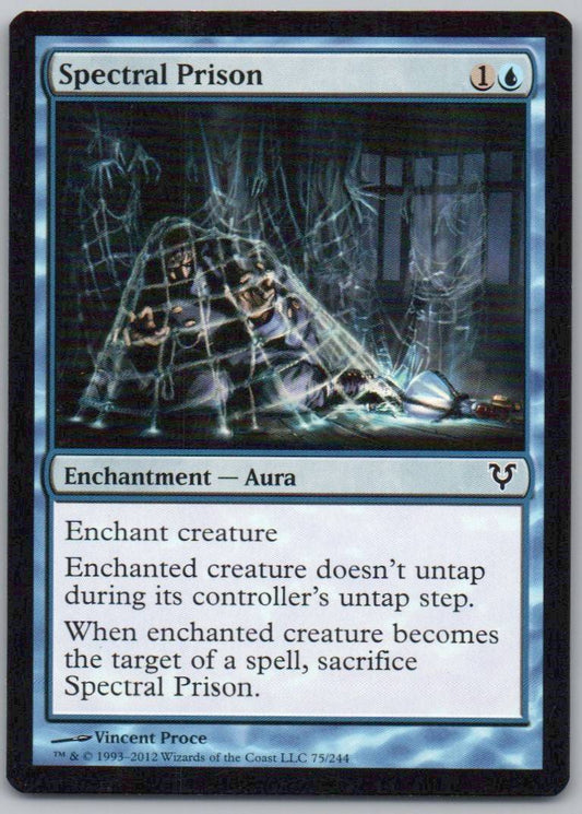 Spectral Prison 75 Normal Enchantment Card - Avacyn Restored