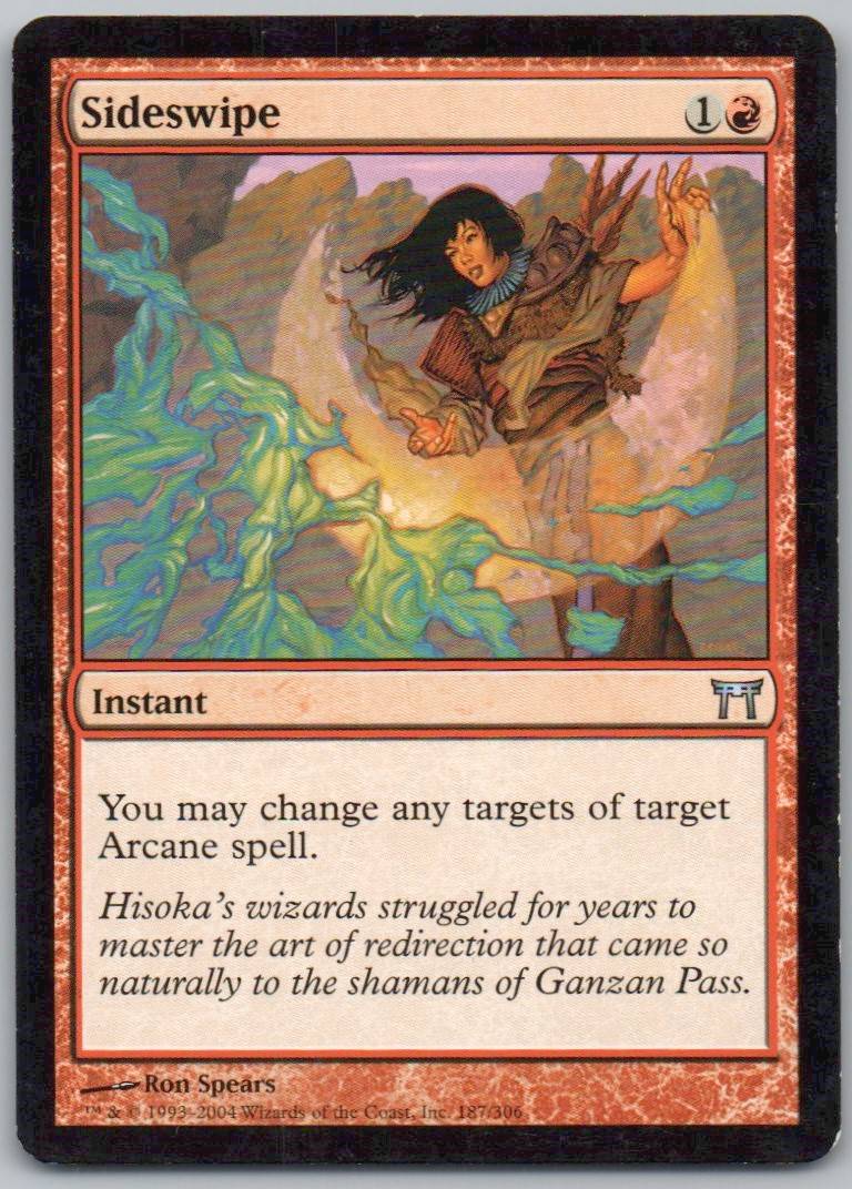 Sideswipe 187 Normal Instant Card - Champions of Kamigawa