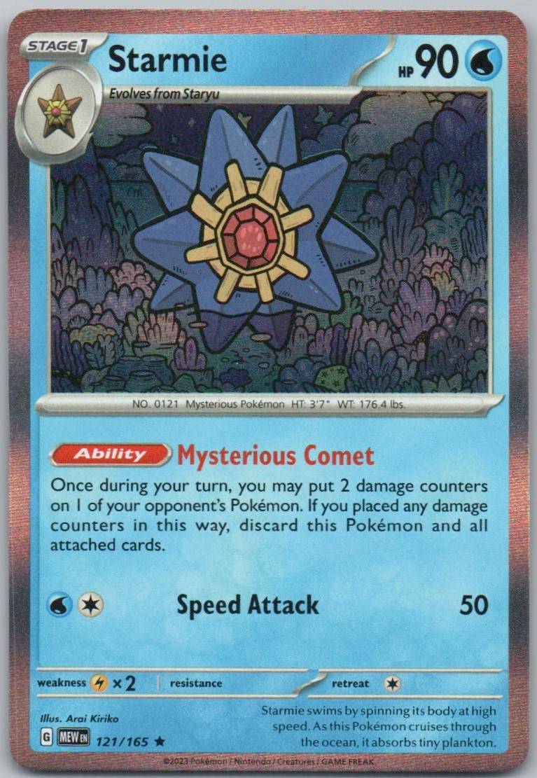 Starmie 121 NOR Card - 151