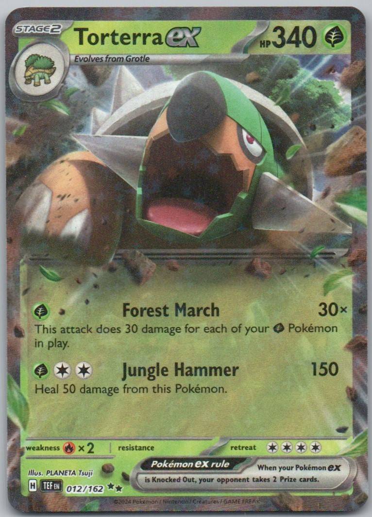 Torterra ex 012 NOR Card - Temporal Forces