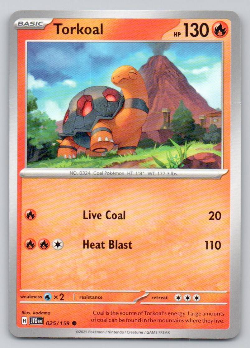 Torkoal 025 NOR Card - Journey Together